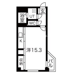 北２４条駅 徒歩2分 2階の物件間取画像